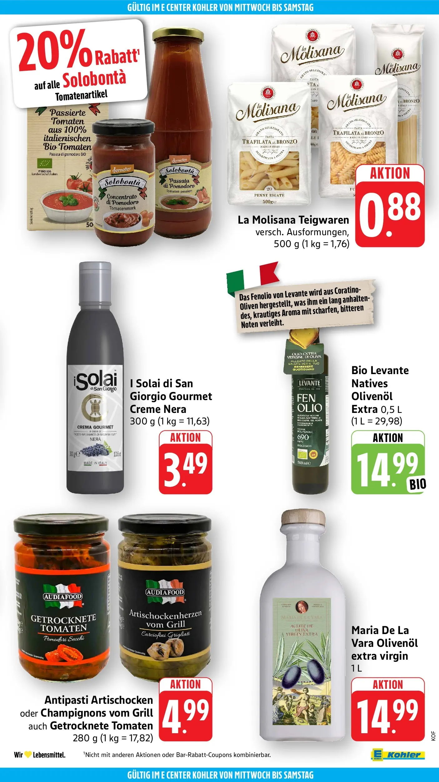 Edeka Prospekt Offenburg (ab 01.06.2026) » Angebote Online | Seite: 45 | Produkte: Balsamico, Olivenol, Tomaten, Creme