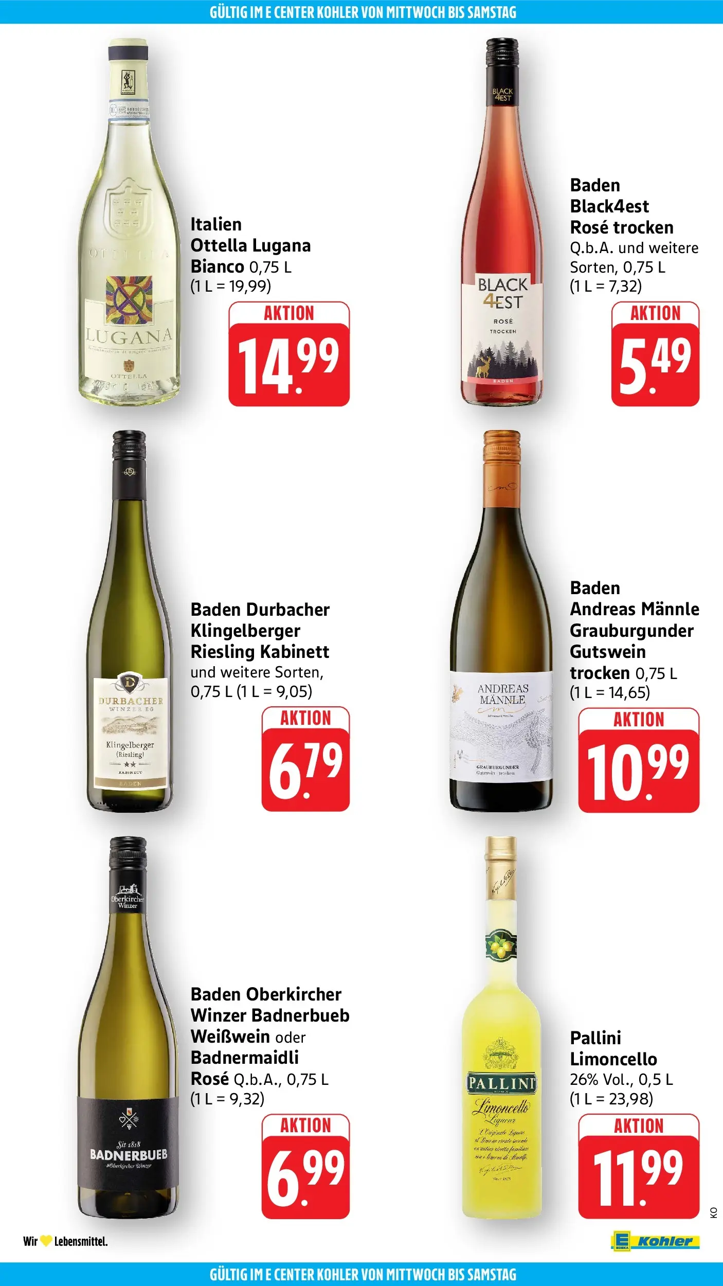 Edeka Prospekt Offenburg (ab 01.06.2026) » Angebote Online | Seite: 48 | Produkte: Weißwein, Limoncello