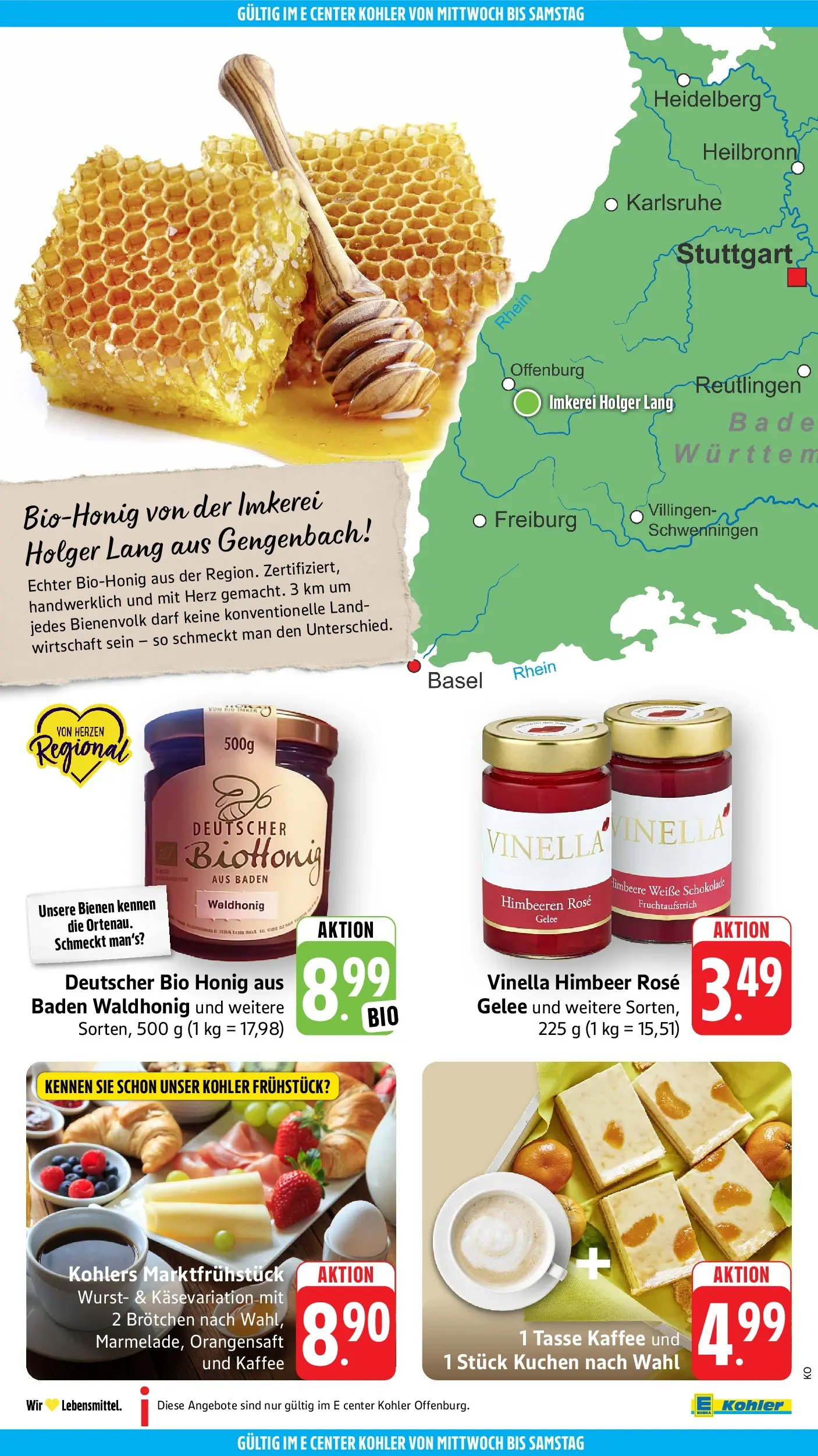 Edeka Prospekt Offenburg (ab 01.06.2026) » Angebote Online | Seite: 53 | Produkte: Himbeeren, Kaffee, Orangensaft, Wurst