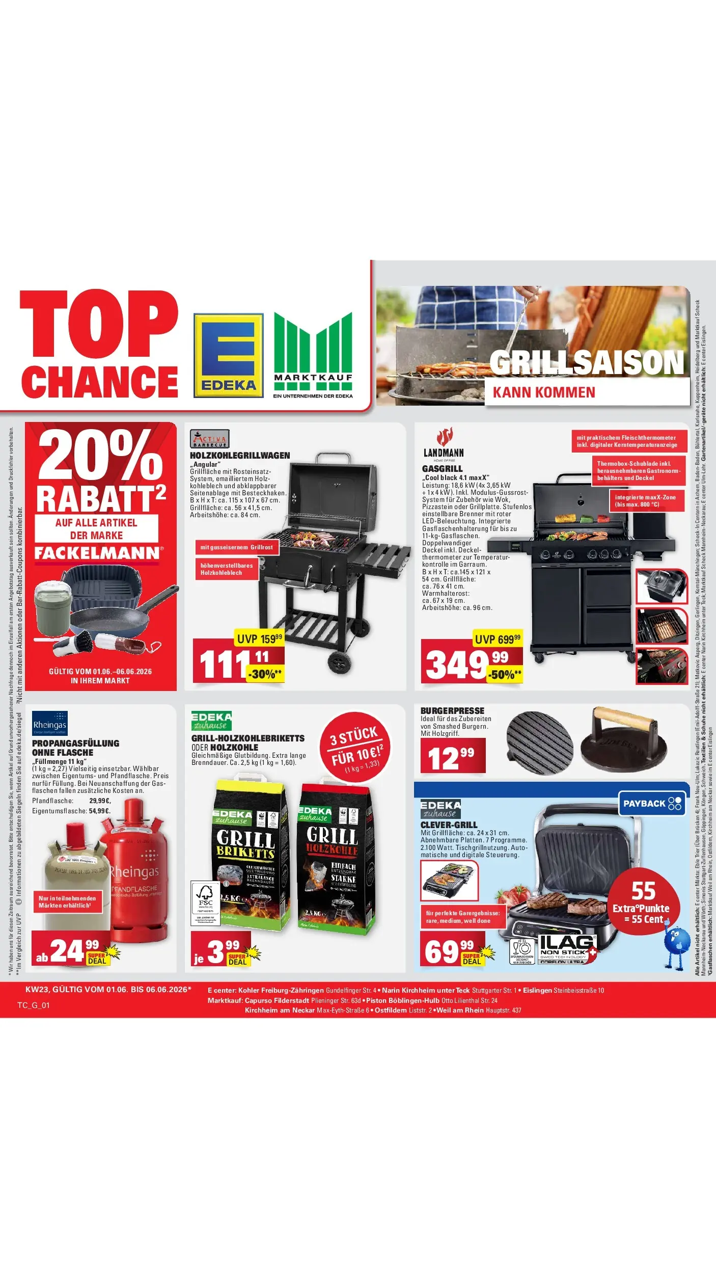 E center Prospekt Sinzheim (ab 01.06.2026) zum Blättern | Seite: 79 | Produkte: Grill, Thermometer