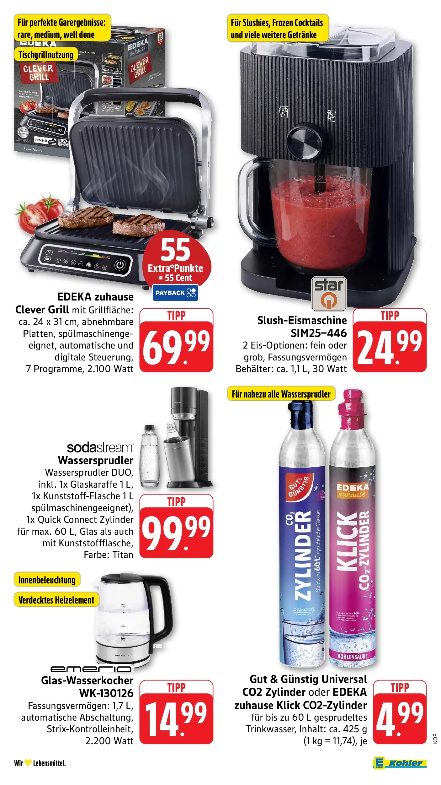 Edeka Prospekt Offenburg (ab 01.06.2026) » Angebote Online | Seite: 62 | Produkte: Grill, Wasser