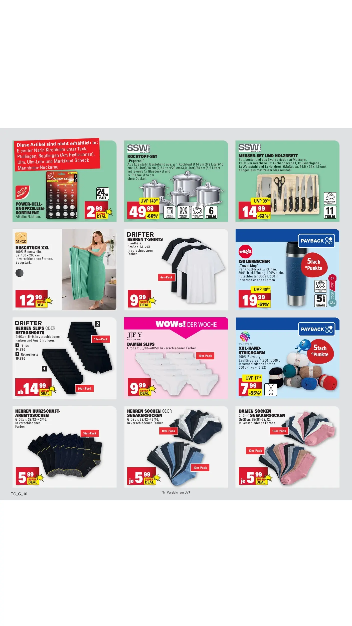 E center Prospekt Sinzheim (ab 01.06.2026) zum Blättern | Seite: 88 | Produkte: Socken