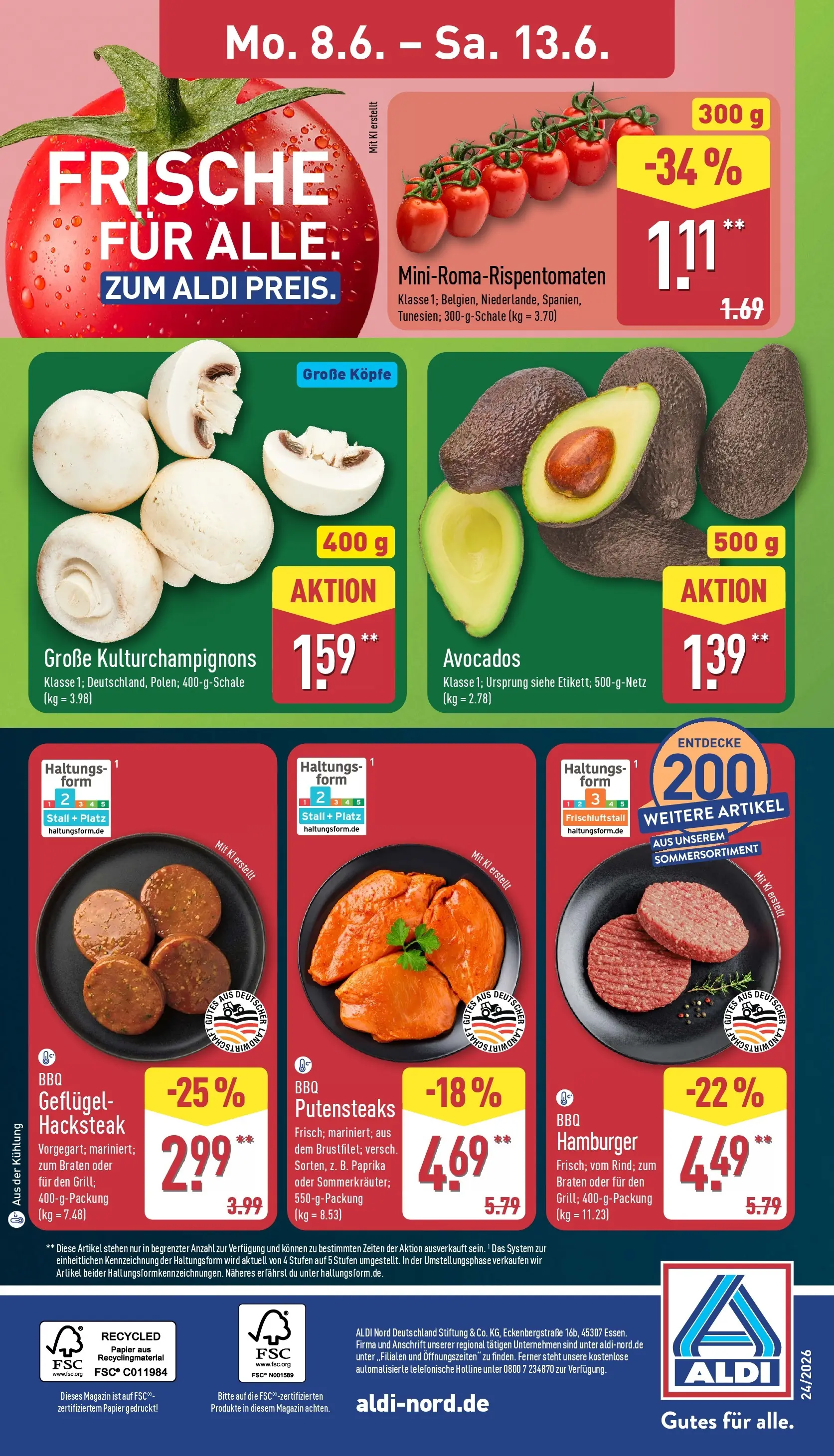 Aldi - ALDI Nord: Wochenangebote (ab 07.06.2026) » Angebote Online | Seite: 4 | Produkte: Paprika