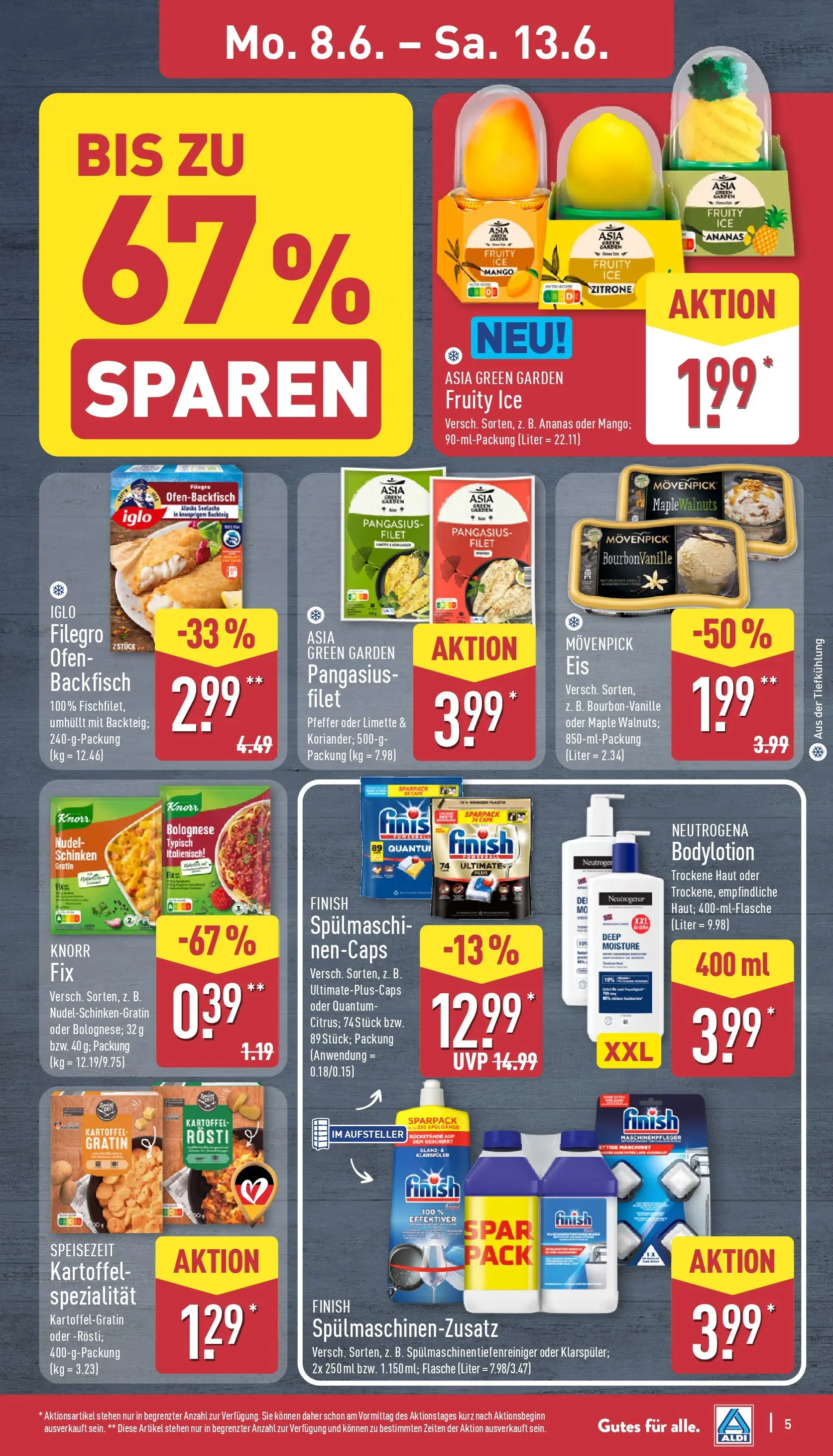 Aldi - ALDI Nord: Wochenangebote (ab 07.06.2026) » Angebote Online | Seite: 9 | Produkte: Knorr, Pfeffer, Zitrone, Mango