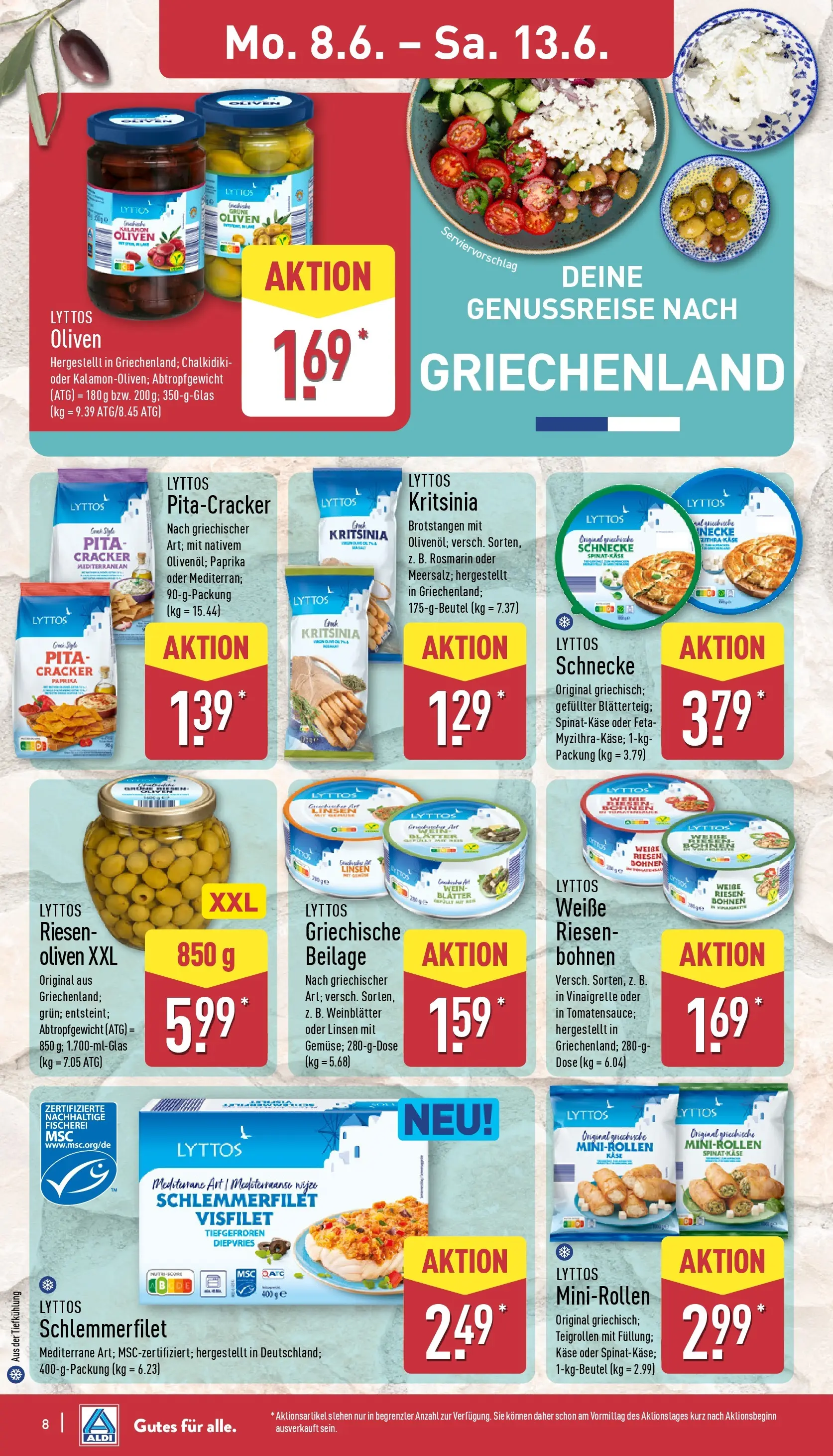 Aldi - ALDI Nord: Wochenangebote (ab 07.06.2026) » Angebote Online | Seite: 12 | Produkte: Feta, Käse, Paprika, Wein