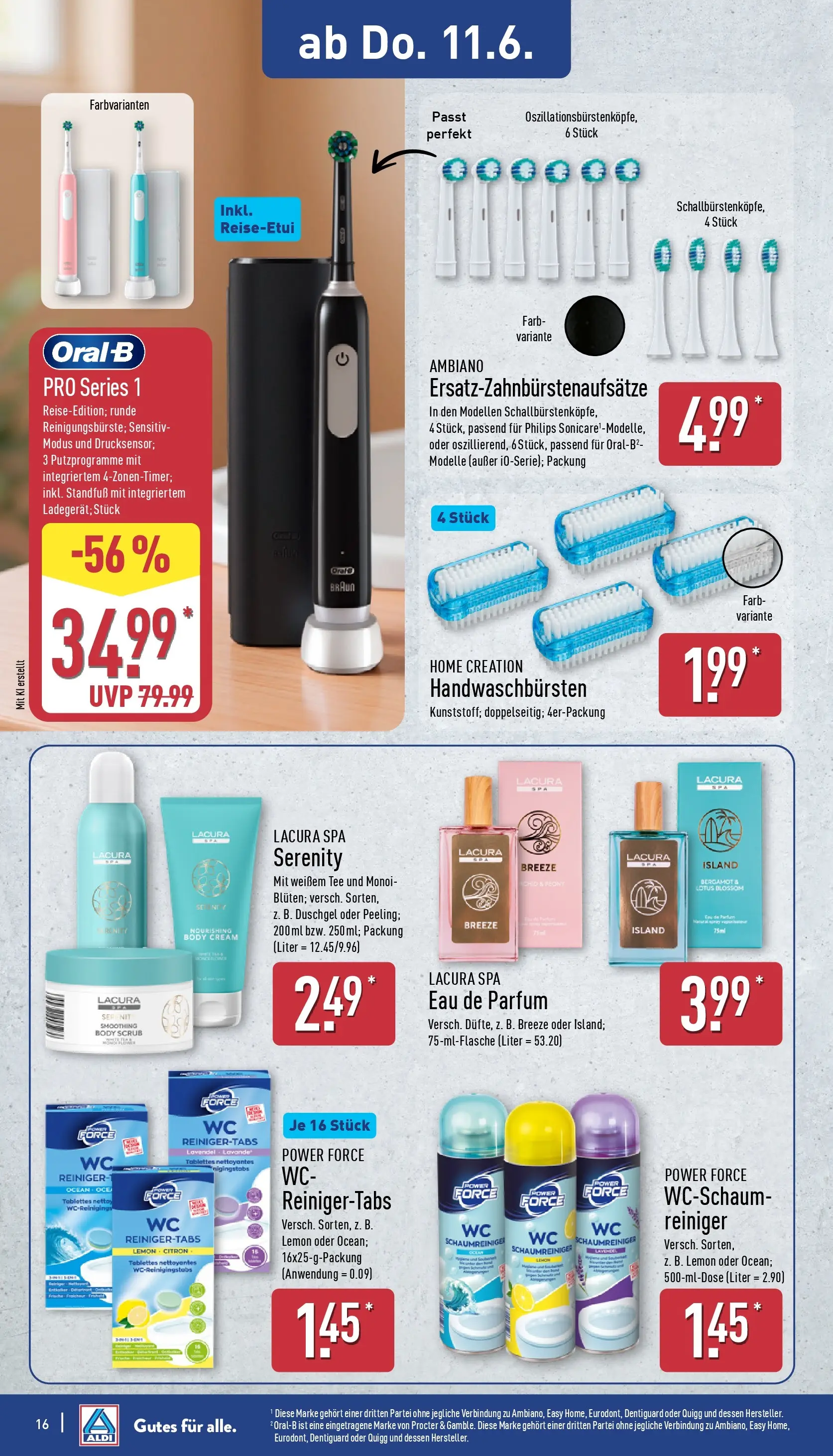 Aldi - ALDI Nord: Wochenangebote (ab 07.06.2026) » Angebote Online | Seite: 20 | Produkte: Parfüm, Body Cream, Eau de Parfum, Home creation