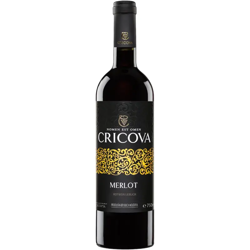CRICOVA - Merlot Rotwein aus Moldawien, lieblich