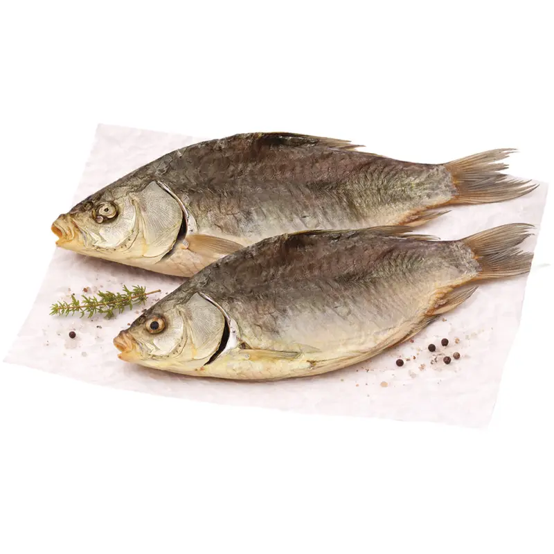 Wei&szlig;fisch, ganz, ohne Schuppen, getrocknet und gesalzen, tiefgefroren / lose