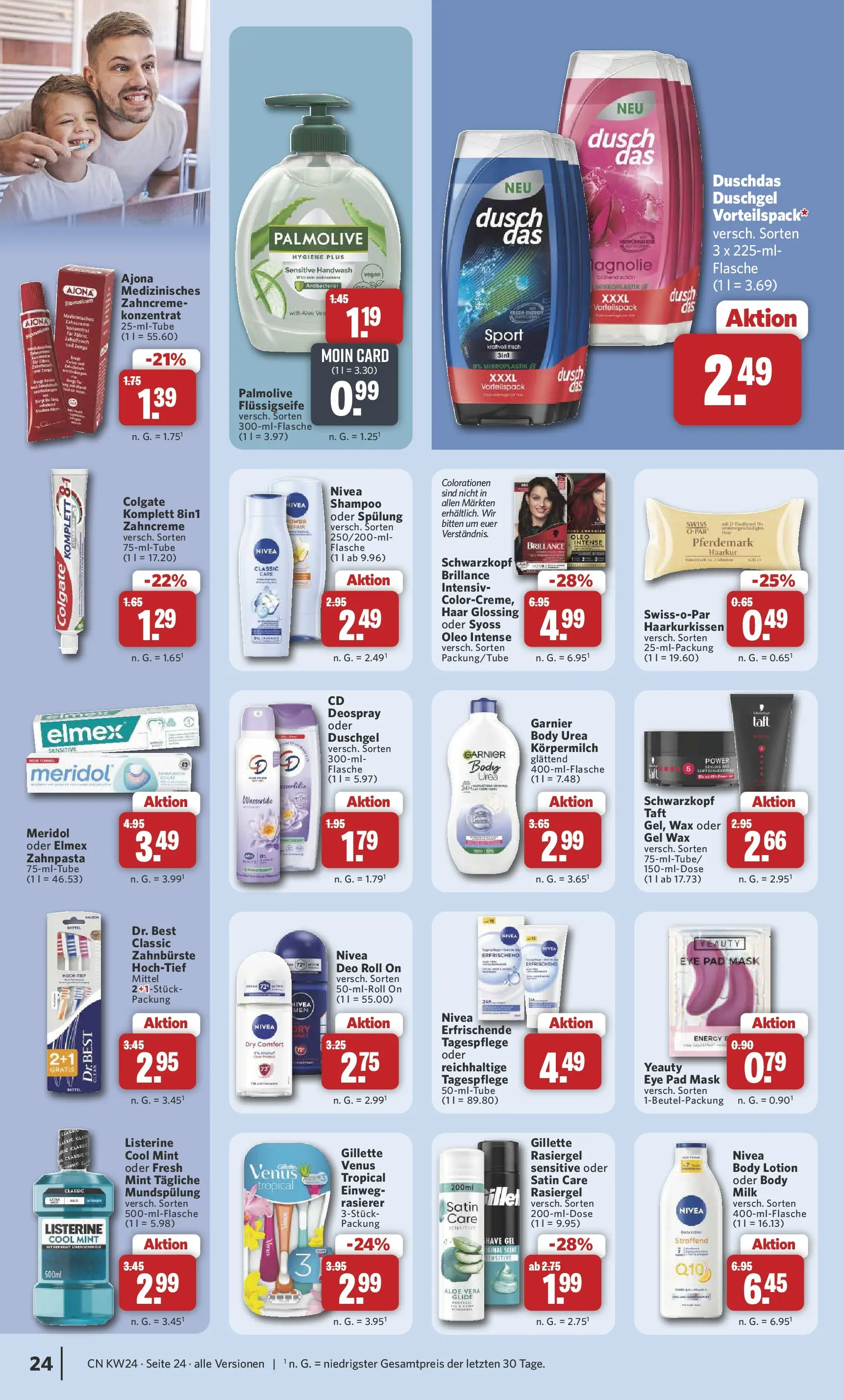 Combi Prospekt Detmold (ab 08.06.2026) zum Blättern | Seite: 26 | Produkte: Duschgel, Body Lotion, Deospray, Listerine