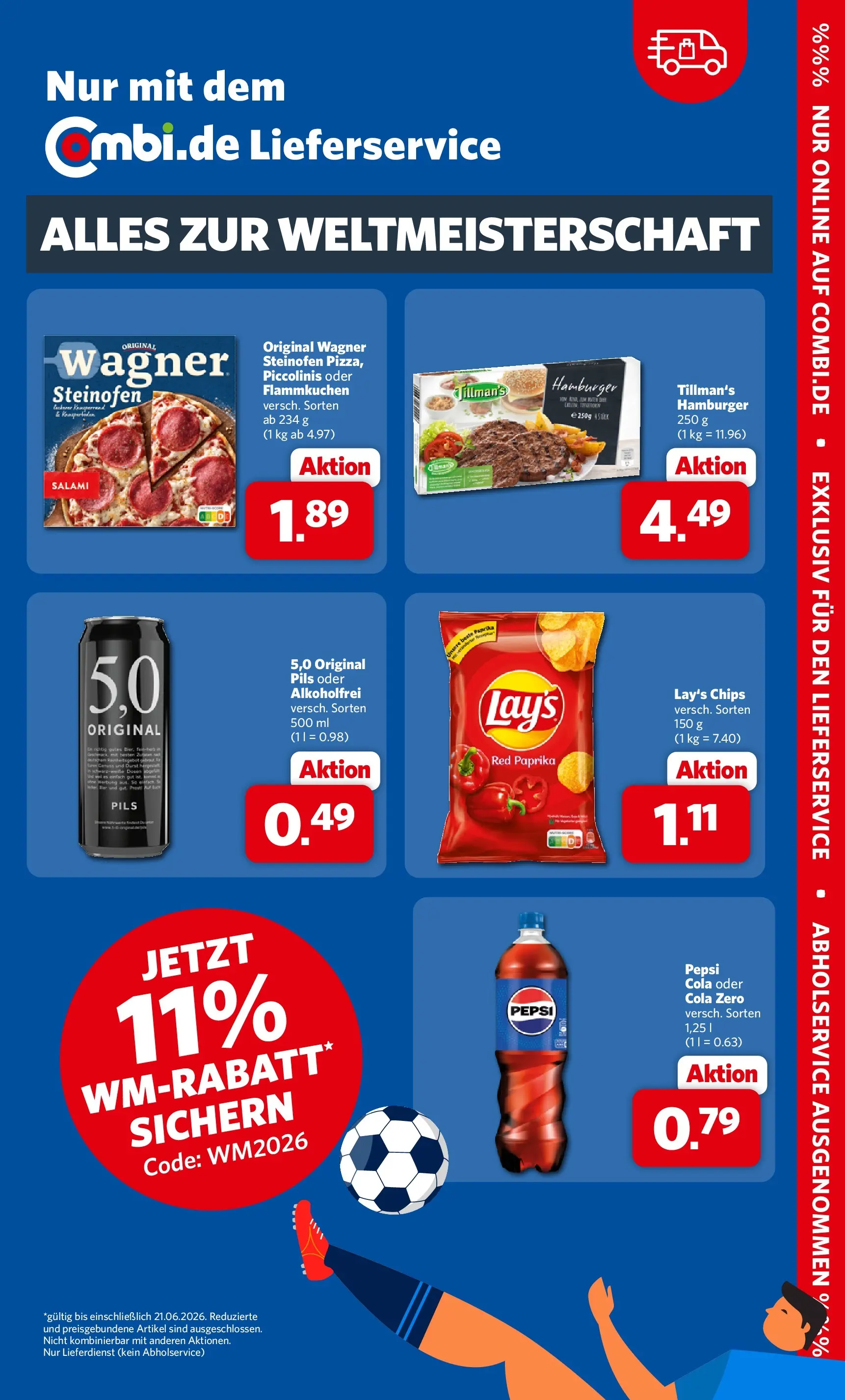 Combi Prospekt Detmold (ab 08.06.2026) zum Blättern | Seite: 32 | Produkte: Cola, Paprika, Pepsi, Piccolinis