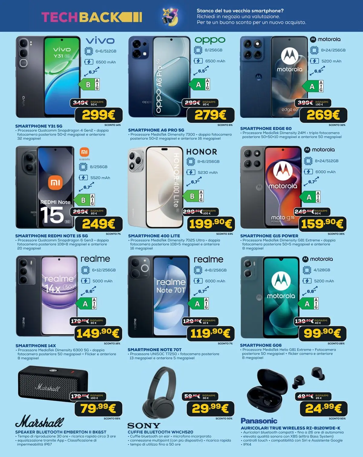 Nuovo Euronics - Black Friday Estate dal 04/06/2026 > offerte anteprima 🛍️ | Pagina: 3 | Prodotti: Tè, Cuffie, Microfono, Speaker