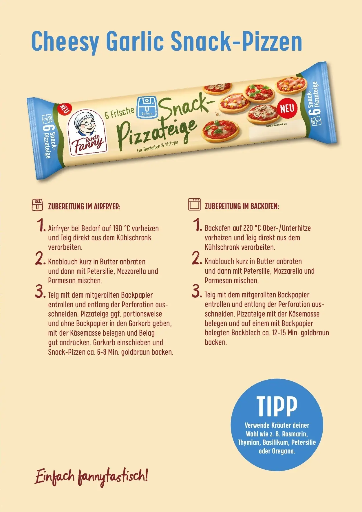 Interspar - Tante Fanny: Snackify your moment! von 07.06.2026 - Aktuelle Angebote | Seite: 5 | Produkte: Knoblauch, Petersilie, Kühlschrank, Butter