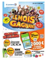 E.Leclerc LE MOIS GAGNANT 3 - au 13.06.2026