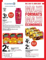 E.Leclerc DEPENSER MOINS 12 GV - MIXTE - au 13.06.2026