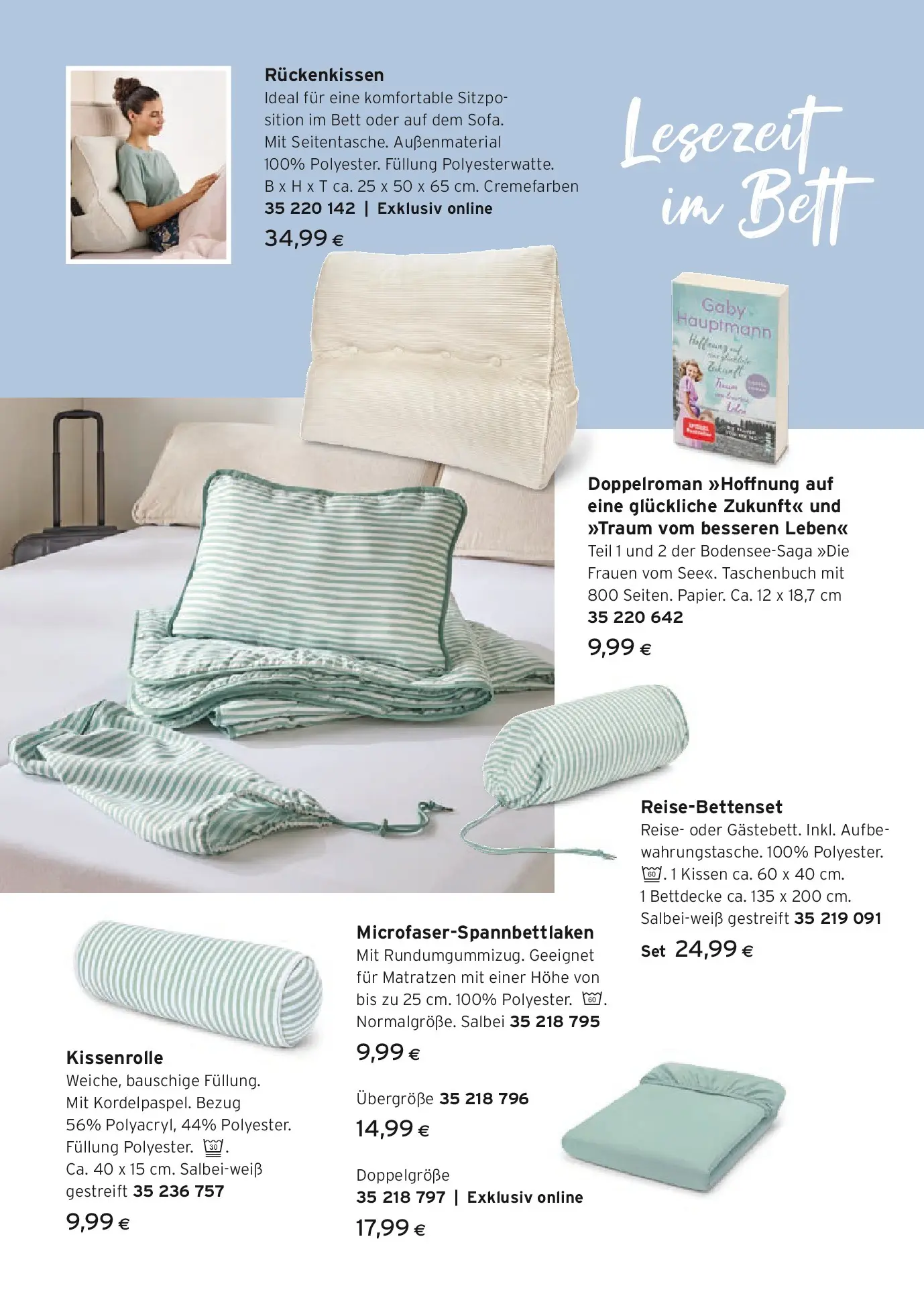 Tchibo Eduscho - Tchibo: Cool bleiben von 10.06.2026 - Aktuelle Angebote | Seite: 12 | Produkte: Bett, Kissen