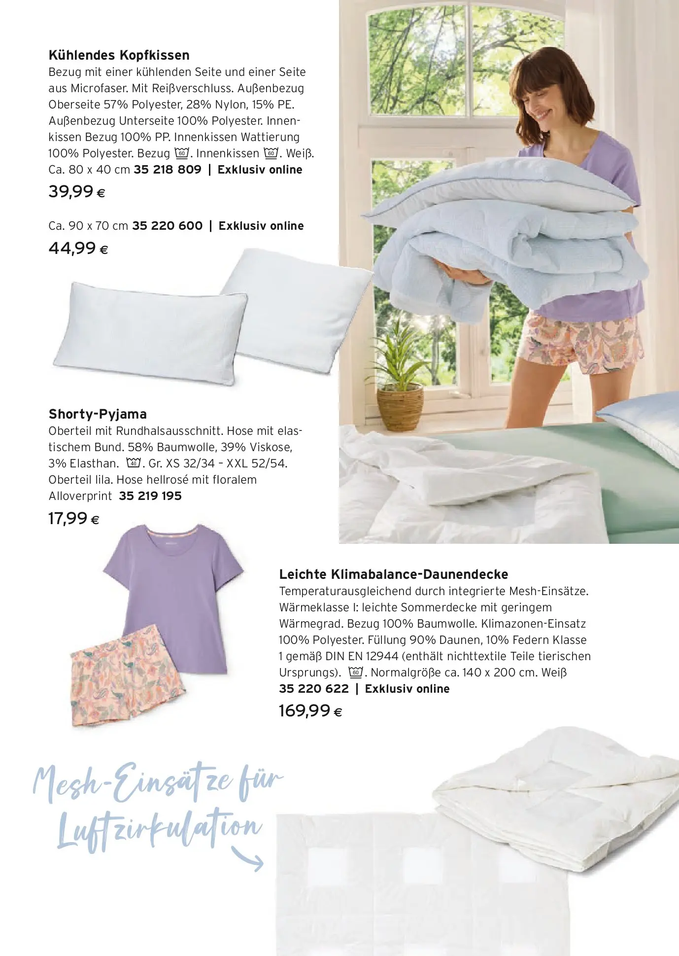 Tchibo Eduscho - Tchibo: Cool bleiben von 10.06.2026 - Aktuelle Angebote | Seite: 22 | Produkte: Hose, Kissen
