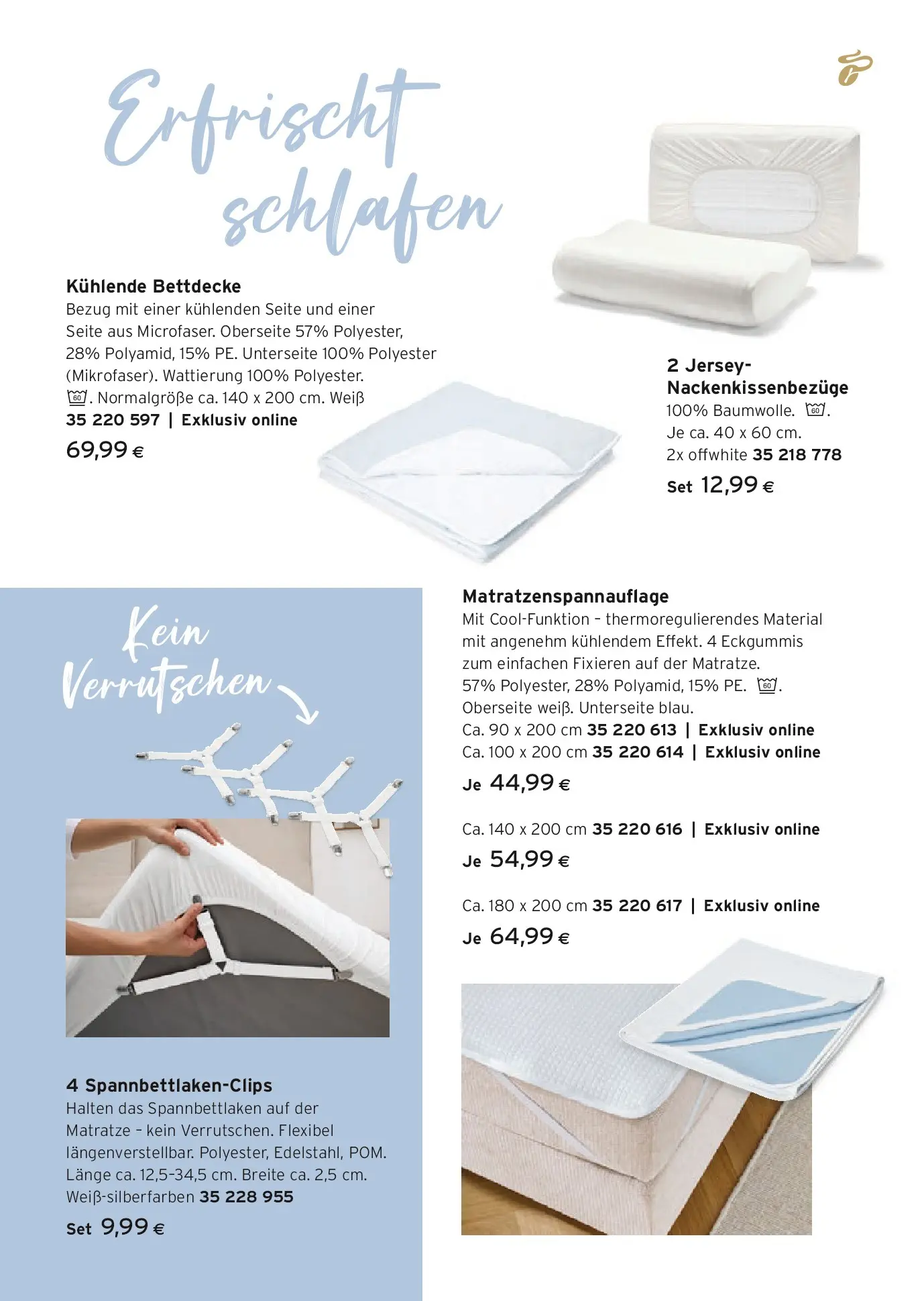 Tchibo Eduscho - Tchibo: Cool bleiben von 10.06.2026 - Aktuelle Angebote | Seite: 23 | Produkte: Matratze