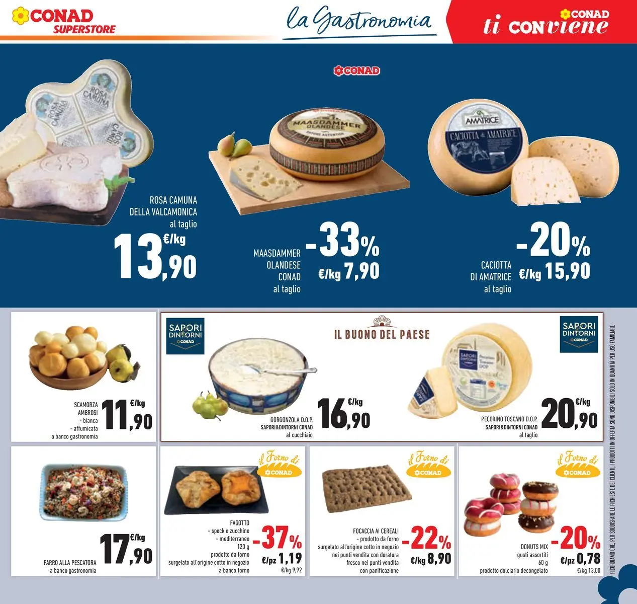Volantino Conad dal 04/06/2026 > Anteprima | Pagina: 13 | Prodotti: The, Forno, Pecorino, Farro