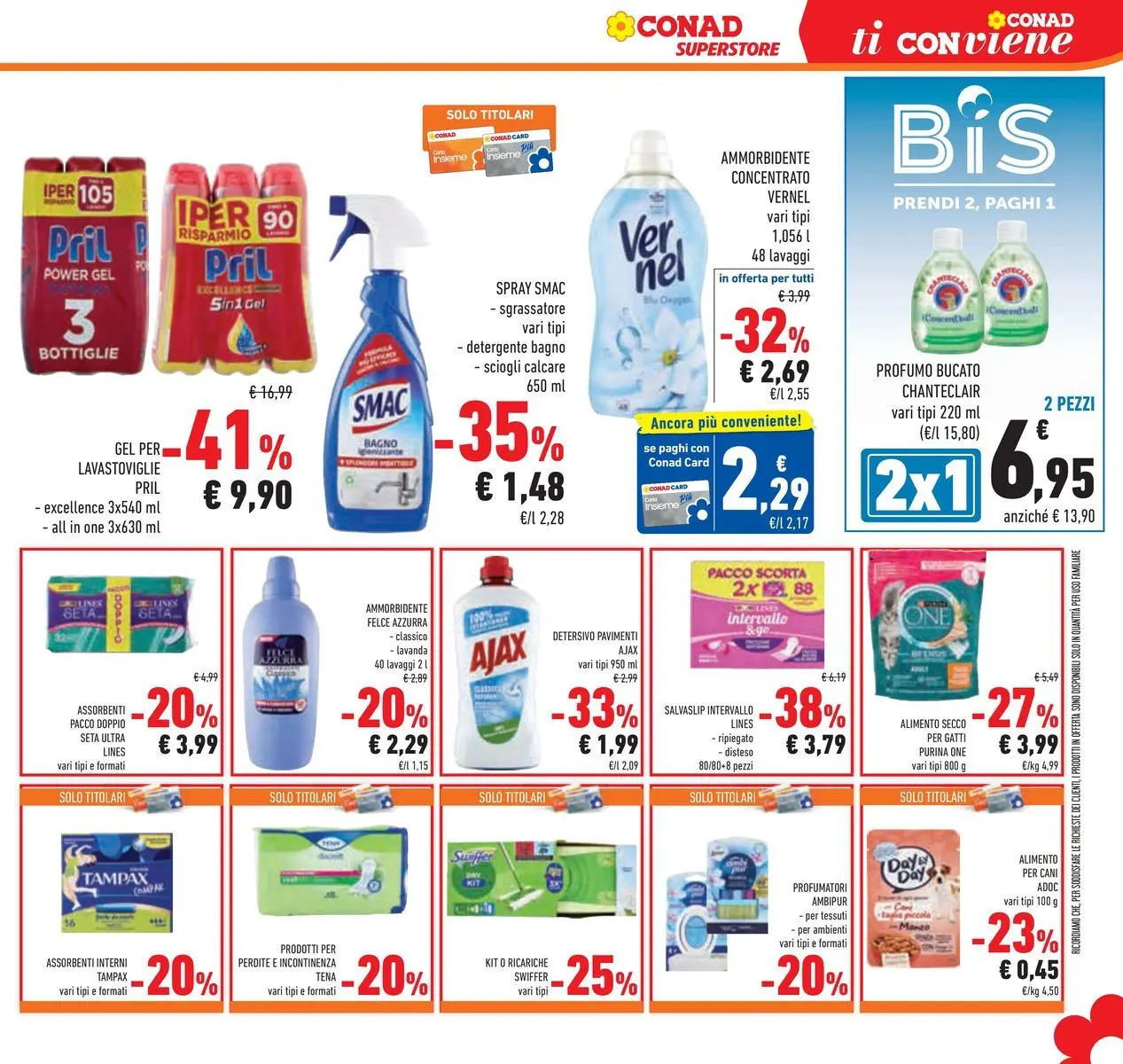 Volantino Conad dal 04/06/2026 > Anteprima | Pagina: 31 | Prodotti: Sgrassatore, Lavastoviglie, Lavanda, Profumo