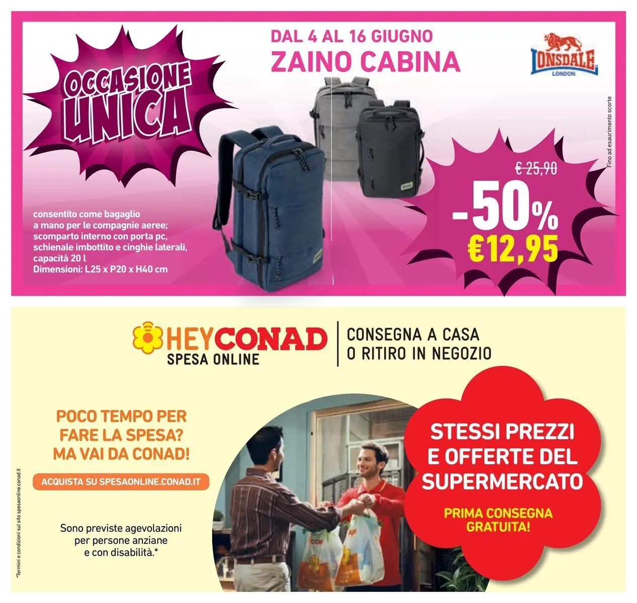 Volantino Conad dal 04/06/2026 > Anteprima | Pagina: 37 | Prodotti: Zaino