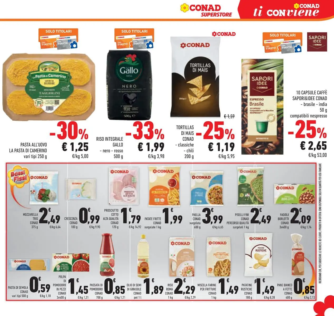 Volantino Conad dal 04/06/2026 > Anteprima | Pagina: 39 | Prodotti: Prosciutto Cotto, Pomodoro, Prosciutto, Paella