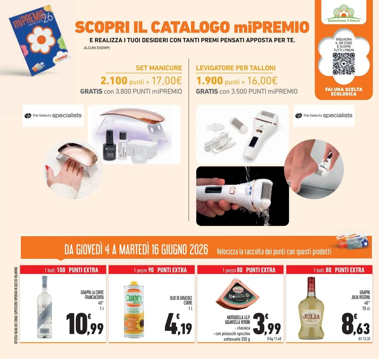 Volantino Conad dal 04/06/2026 > Anteprima | Pagina: 46 | Prodotti: Olio, Mortadella, Pistacchi, Grappa
