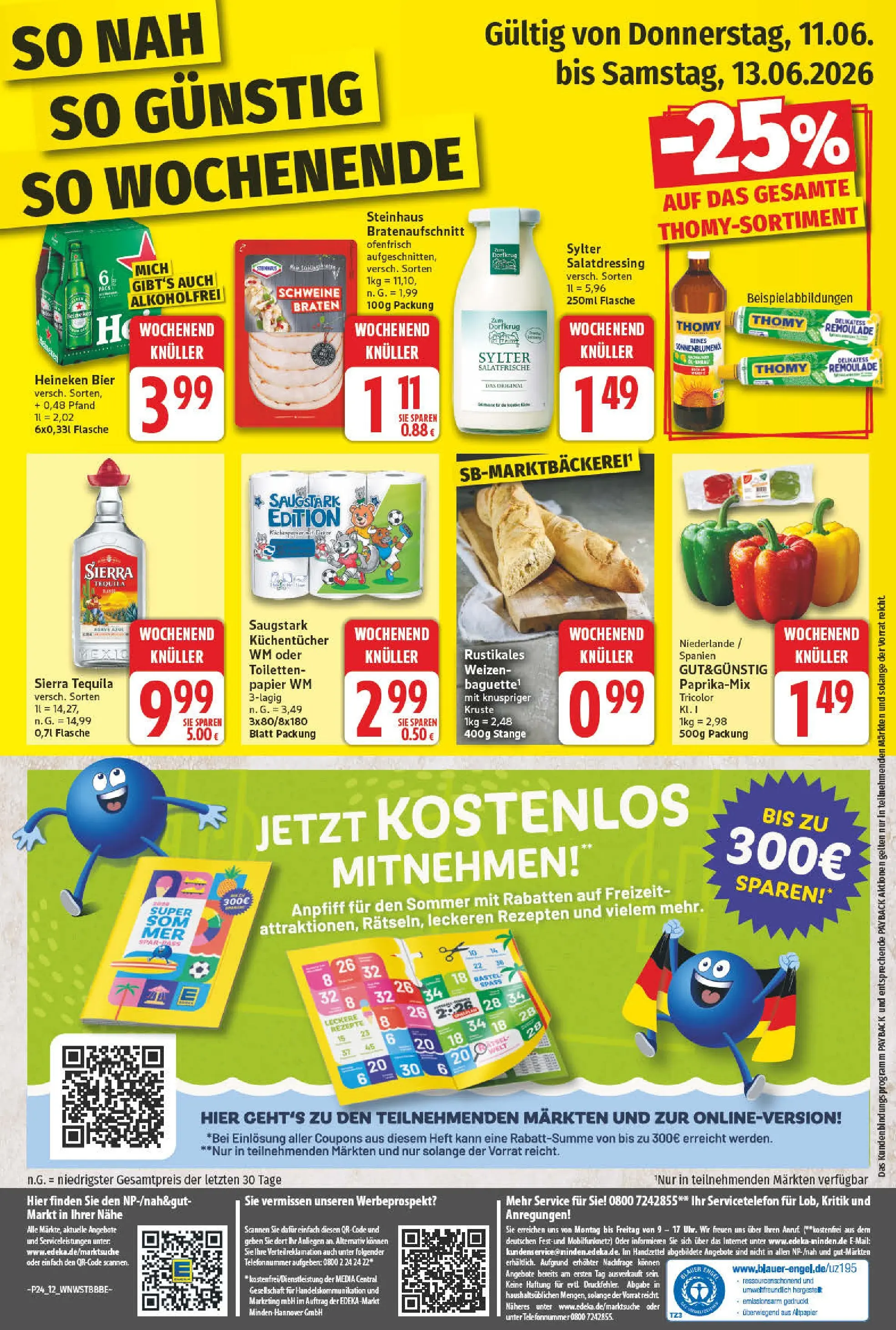 Angebote - Wochenangebote (ab 07.06.2026) zum Blättern | Seite: 12 | Produkte: Bier, Sonnenblumenol, Heineken, Tequila