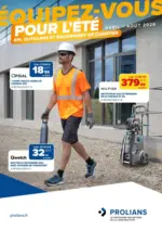 Prolians &Eacute;quipez-vous pour l'&eacute;t&eacute; - au 31.08.2026
