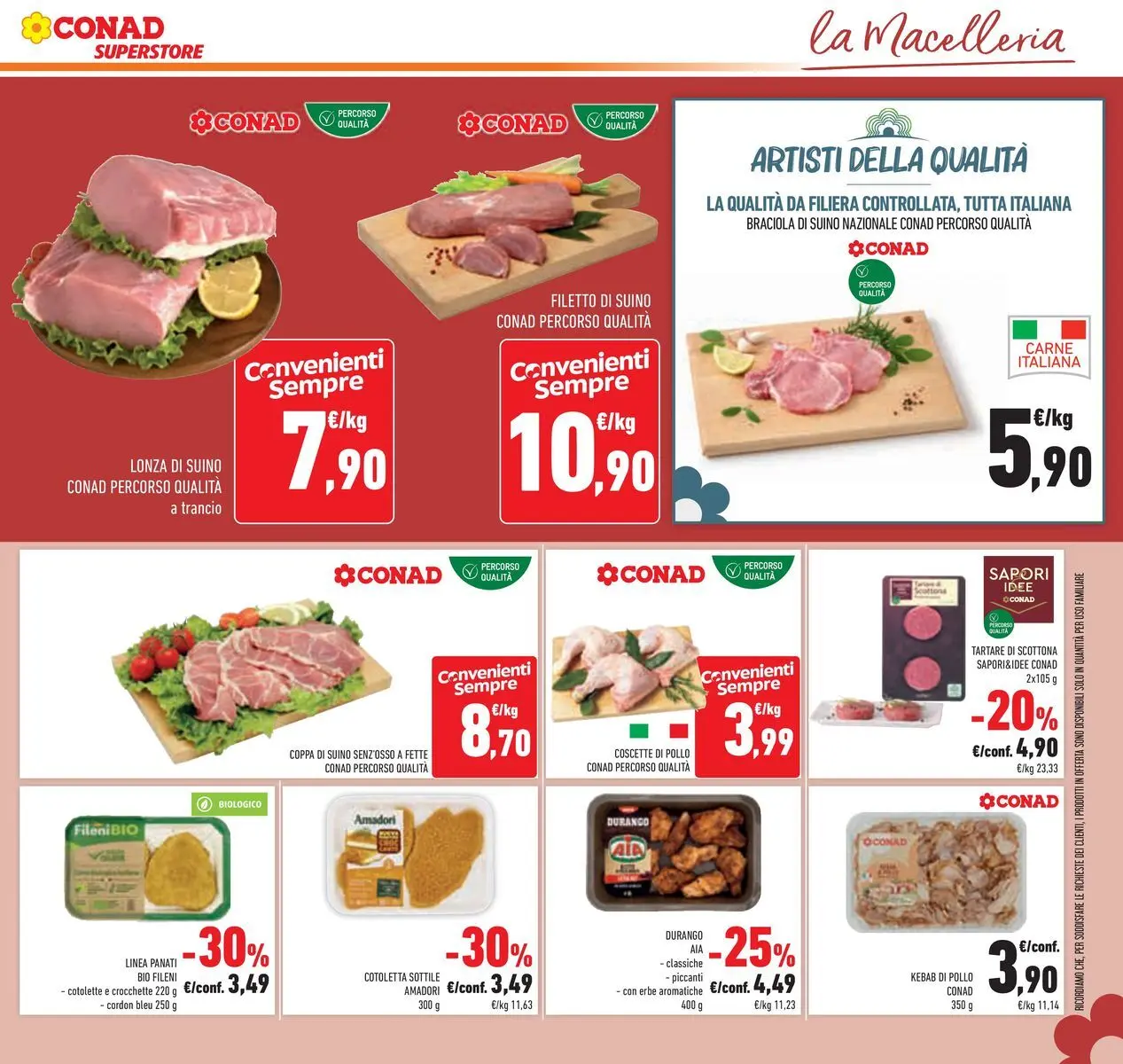 Volantino Conad dal 04/06/2026 > Anteprima | Pagina: 15 | Prodotti: Pollo, Suino, Crocchette