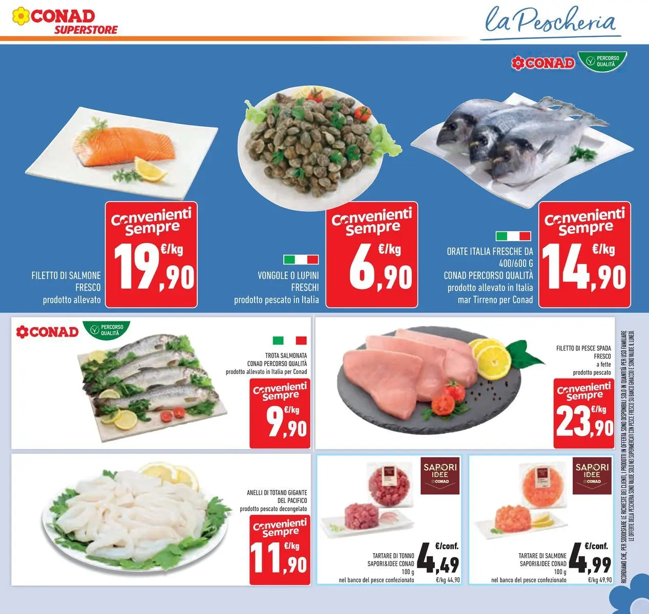 Volantino Conad dal 04/06/2026 > Anteprima | Pagina: 17 | Prodotti: Salmone, Pesce, Vongole, Tonno