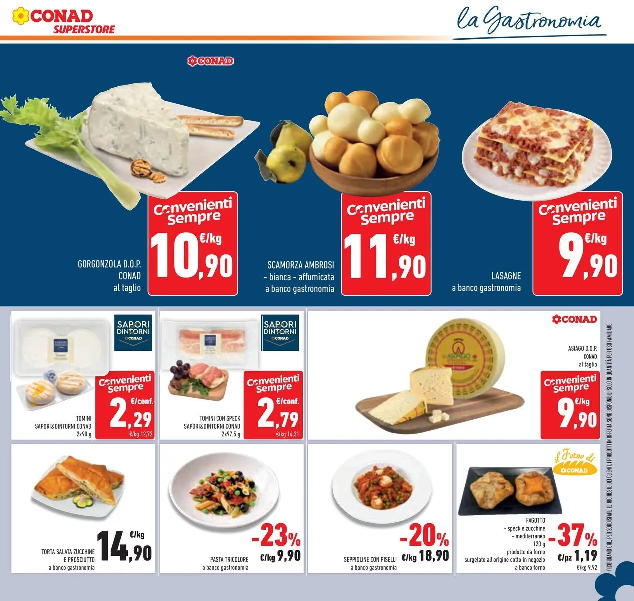 Volantino Conad dal 04/06/2026 > Anteprima | Pagina: 19 | Prodotti: Lasagna, Pasta, The, Il forno