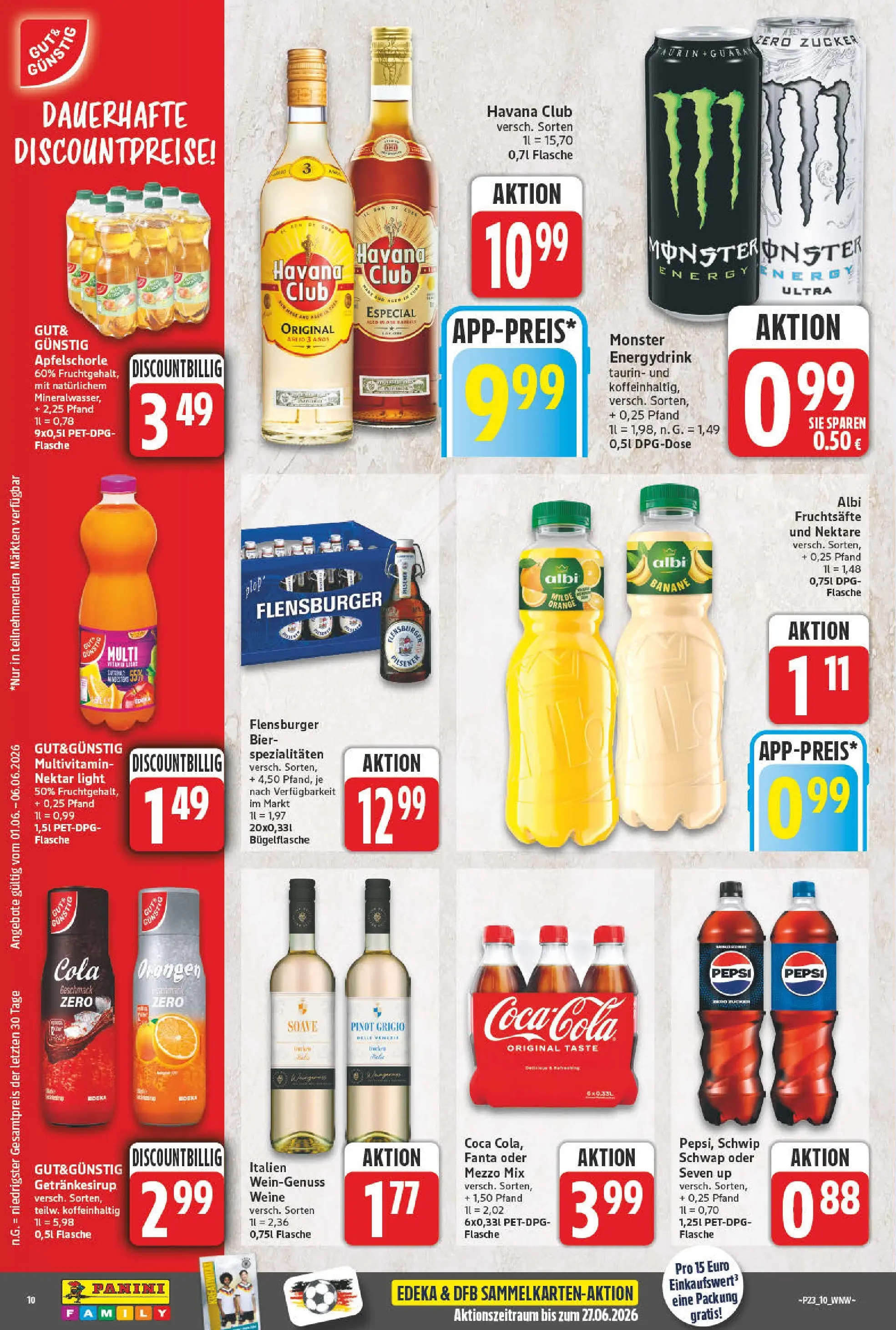 Angebote - Wochenangebote (ab 31.05.2026) zum Blättern | Seite: 10 | Produkte: Energy, Bier, Monster, Pepsi