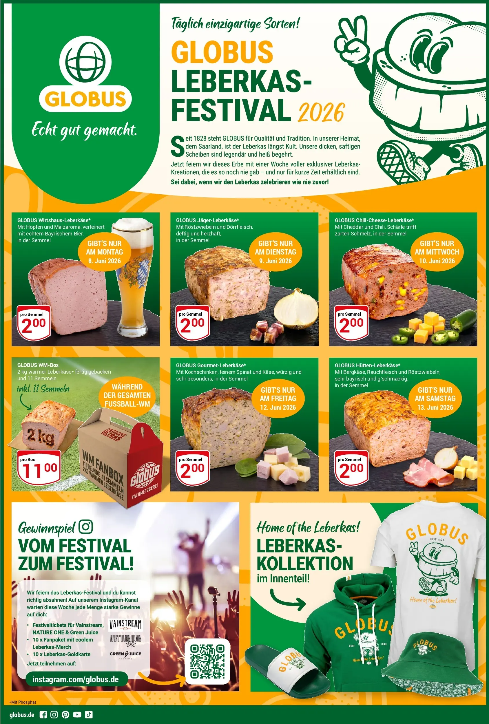 Globus Leberkas Festival 2026 (ab 08.06.2026) » Angebote online | Seite: 1
