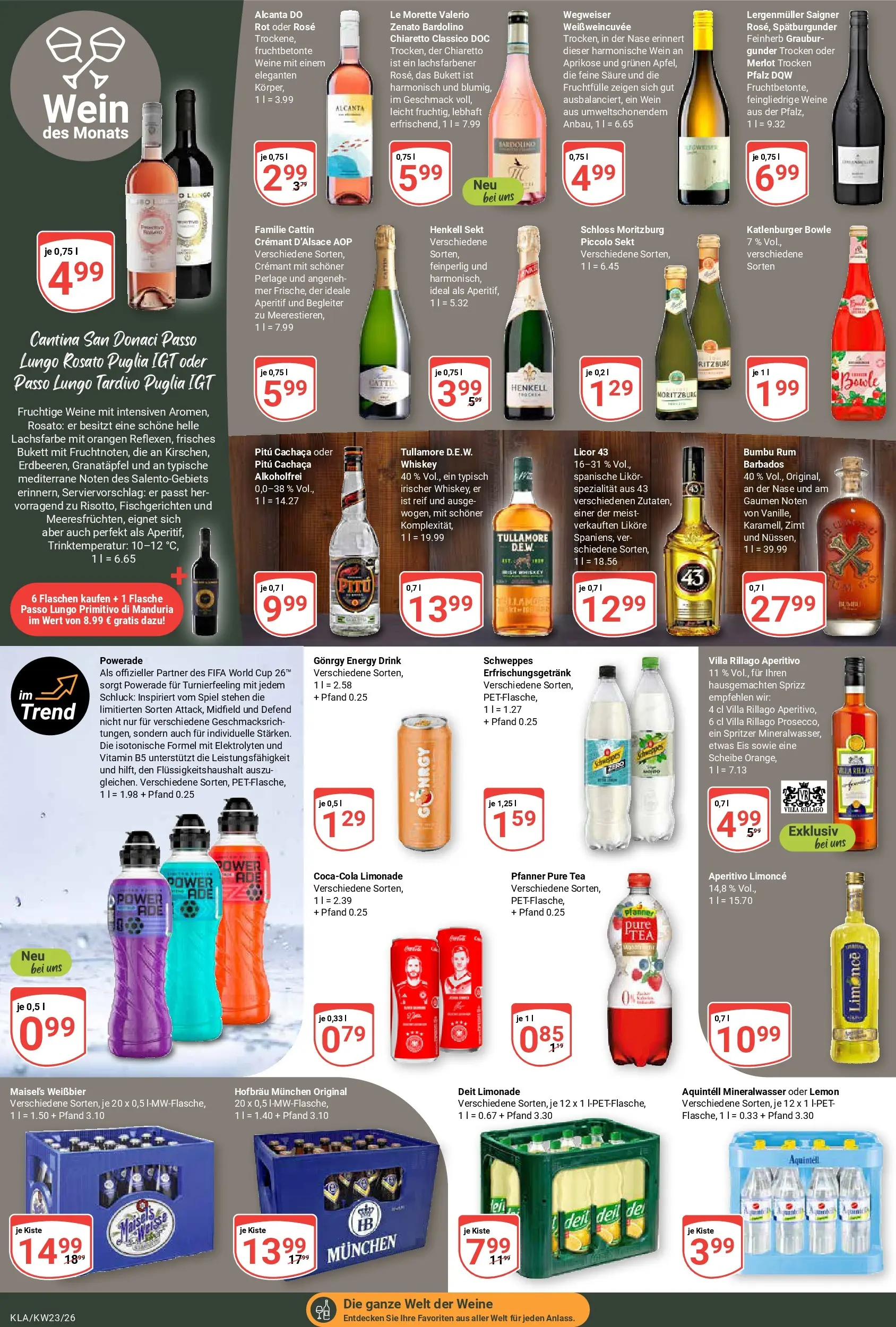 Globus Prospekt Kaiserslautern (ab 01.06.2026) » Angebote online | Seite: 14 | Produkte: Spiel, Energy, Likör, Wein