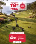Golf Plus GREEN'S - CHARIOT DE GOLF COMPACT - au 01.06.2026