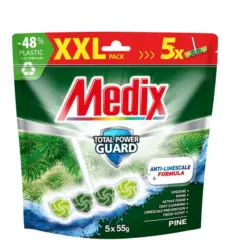 MEDIX WC блокче различни видове, 5 x 55 г