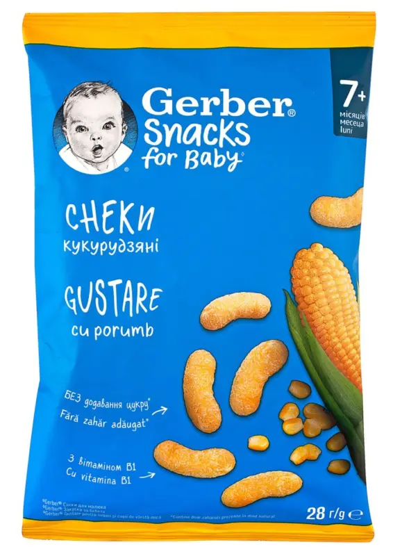 Gerber Царевичен снакс
