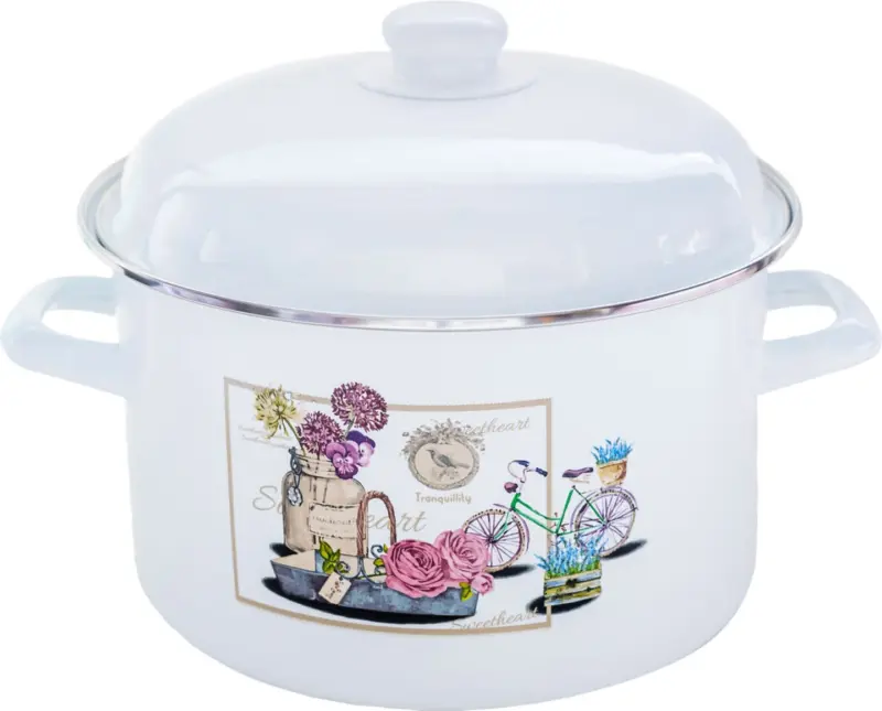 BRIO Тенджера Emalika Romance 5,7 л