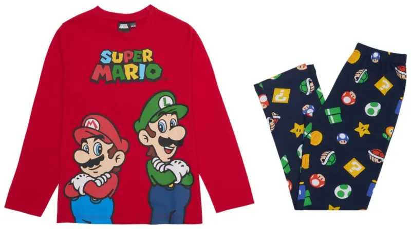SUPER MARIO / SQUISHMELLOW Детска пижама 110 - 152