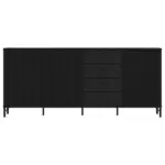 M&ouml;belix SIDEBOARD Lusaka Schwarz B: 200 cm