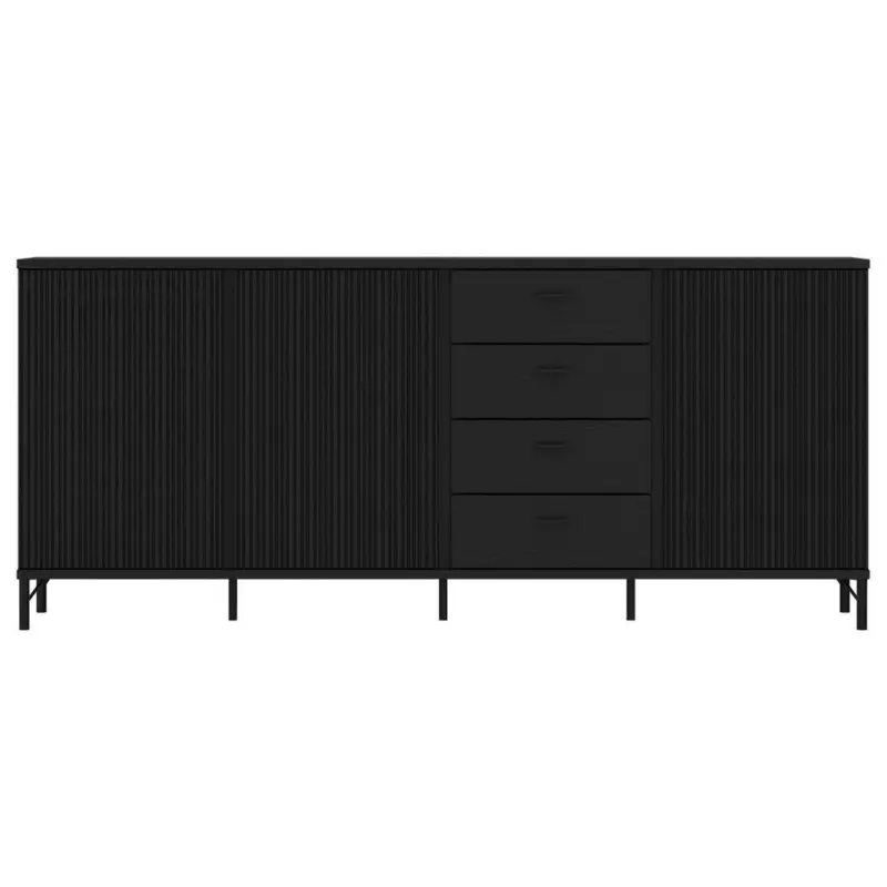 SIDEBOARD Lusaka Schwarz B: 200 cm