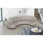 M&ouml;belix Ecksofa Bretania Hellgrau, S: 113x300 cm