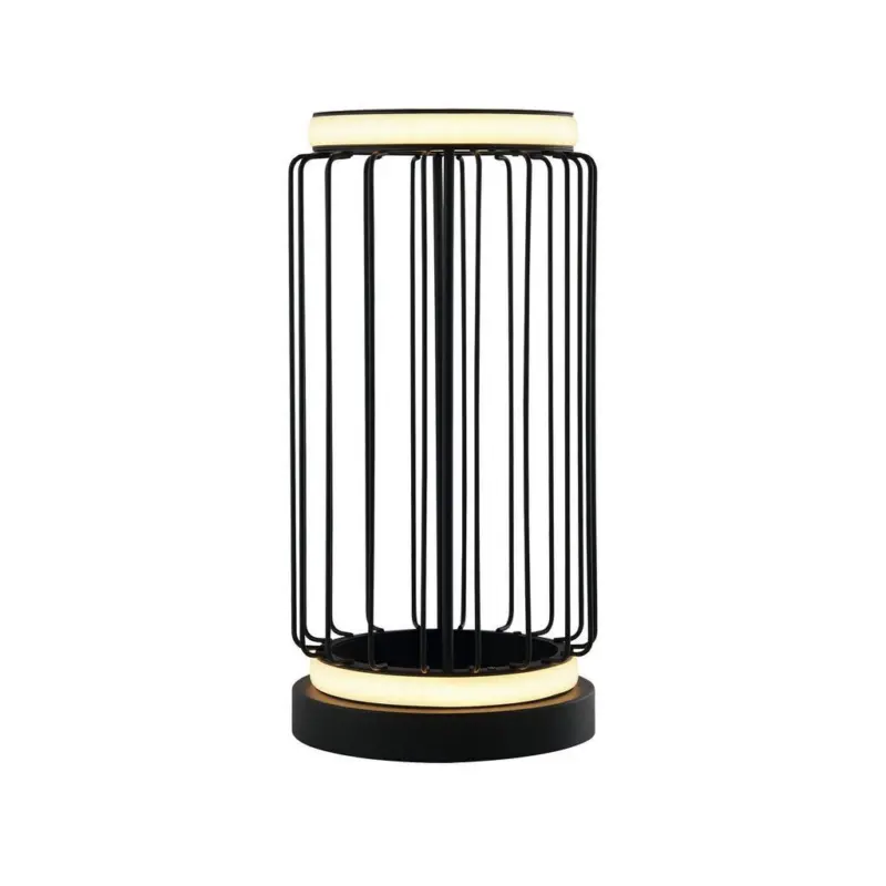 LED-TISCHLEUCHTE CIRCOLO CAGE EU54210-1BK