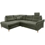 M&ouml;belix Ecksofa Brizzini Dunkelgr&uuml;n S: 206x264 cm