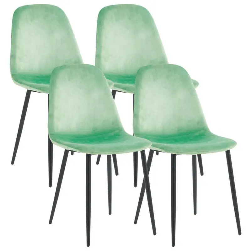 STUHL-SET Fiolo 4er Mintgr&uuml;n B: 41 cm