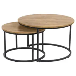 Beistelltisch 2-teilig Duo Eiche Artisan Dekor