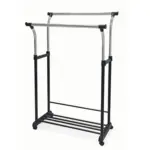 M&ouml;belix Kleiderwagen Swing L: 83 cm Metall/Kunststoff mit Rollen