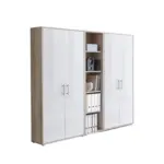 M&ouml;belix Office Edition B: 212,9 cm Sonoma Eiche/Wei&szlig;