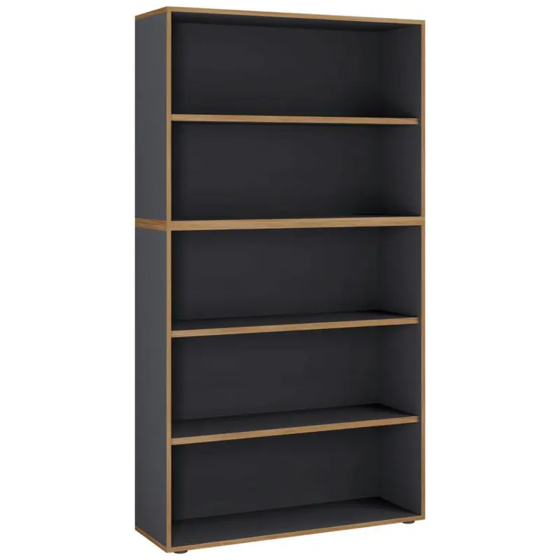 Regal Salia Anthrazit, Eiche B: 100 cm