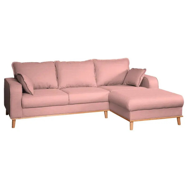 ECKSOFA Beata Rosa S: 230x150 cm